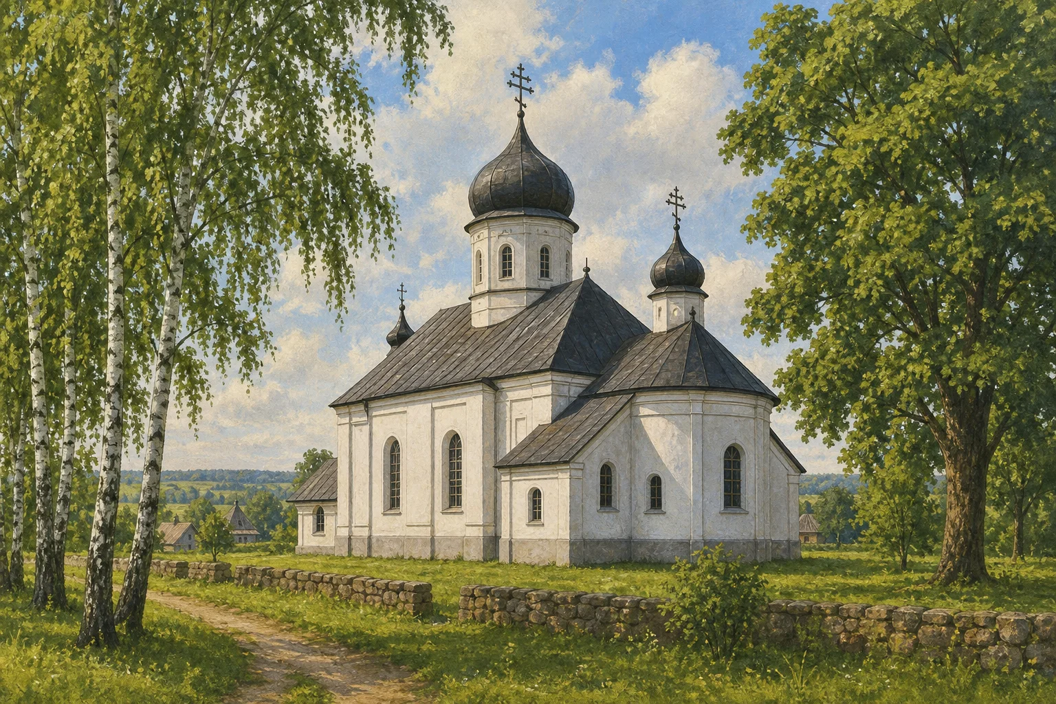 Вистычи, церковь Крестовоздвиженская