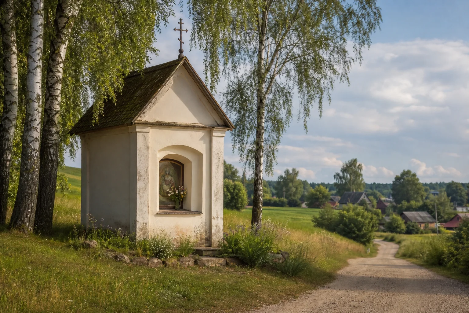 Вистычи, часовня придорожная