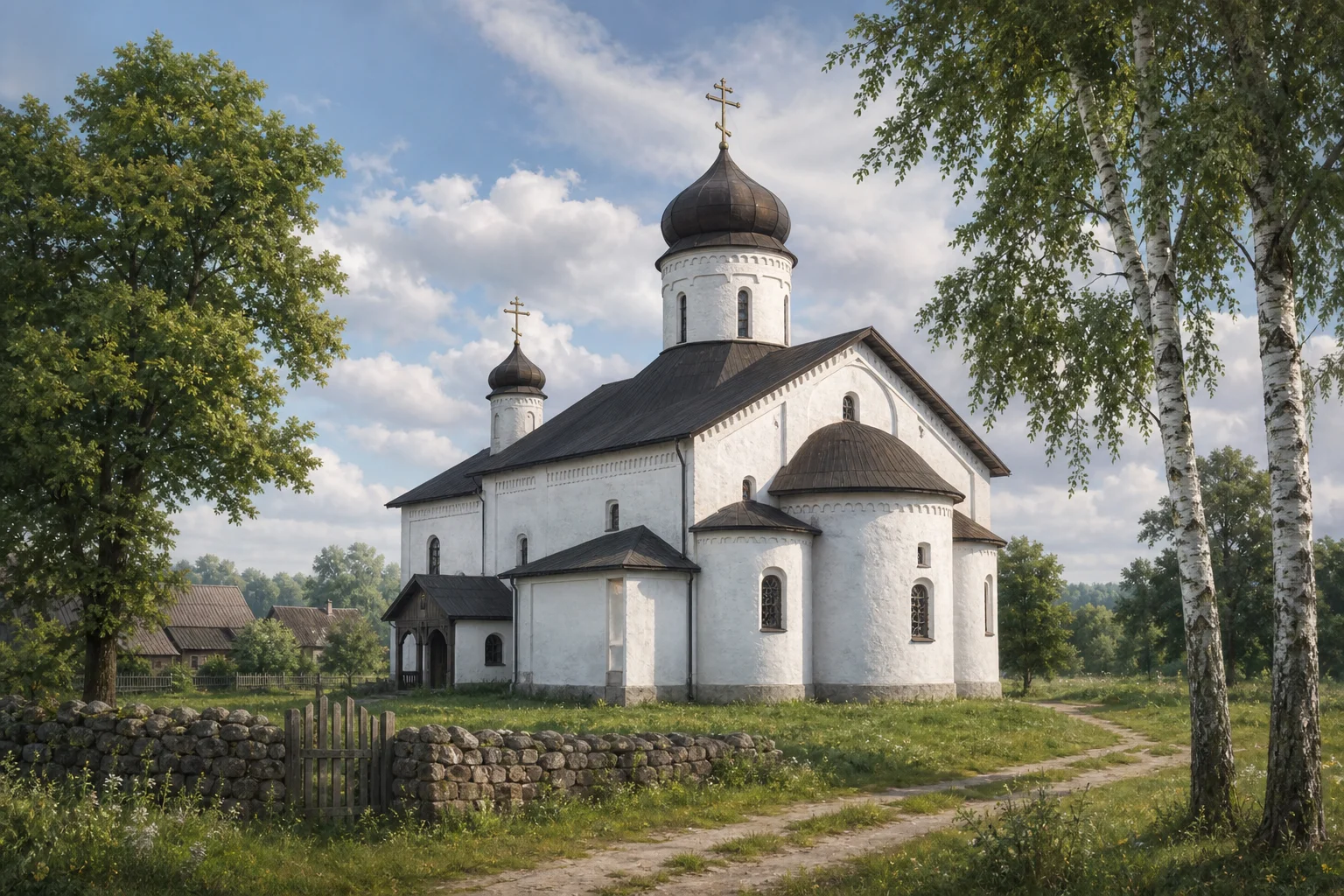 Вистычи. Крестовоздвиженская церковь