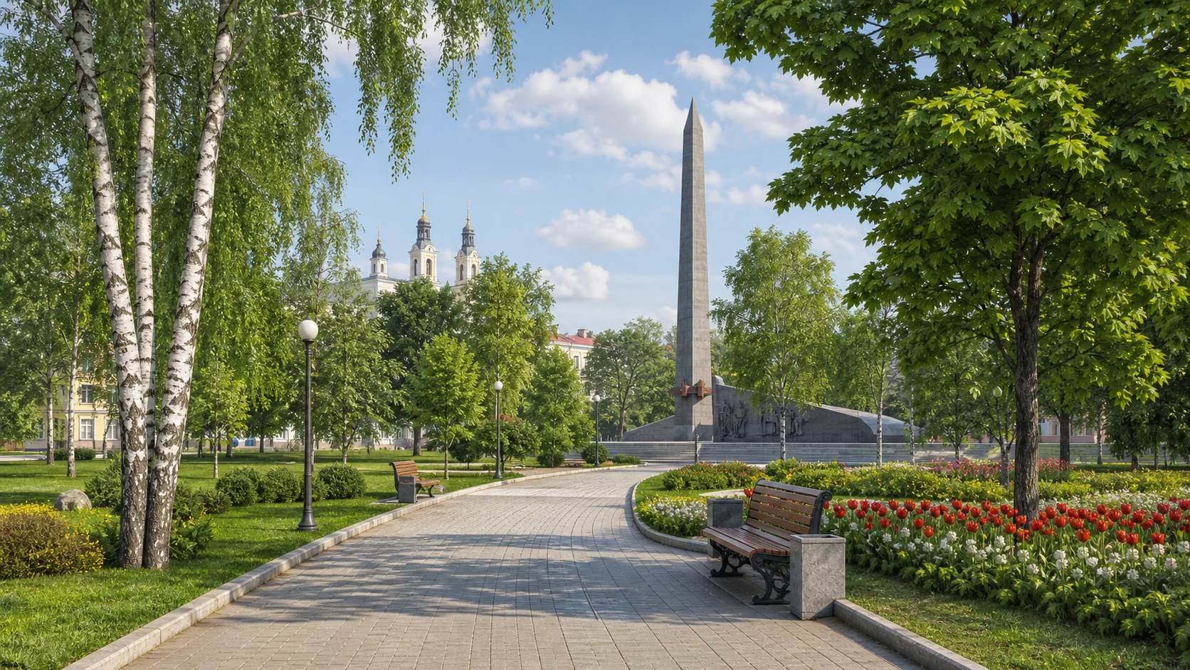 Витебск. Парк Победителей