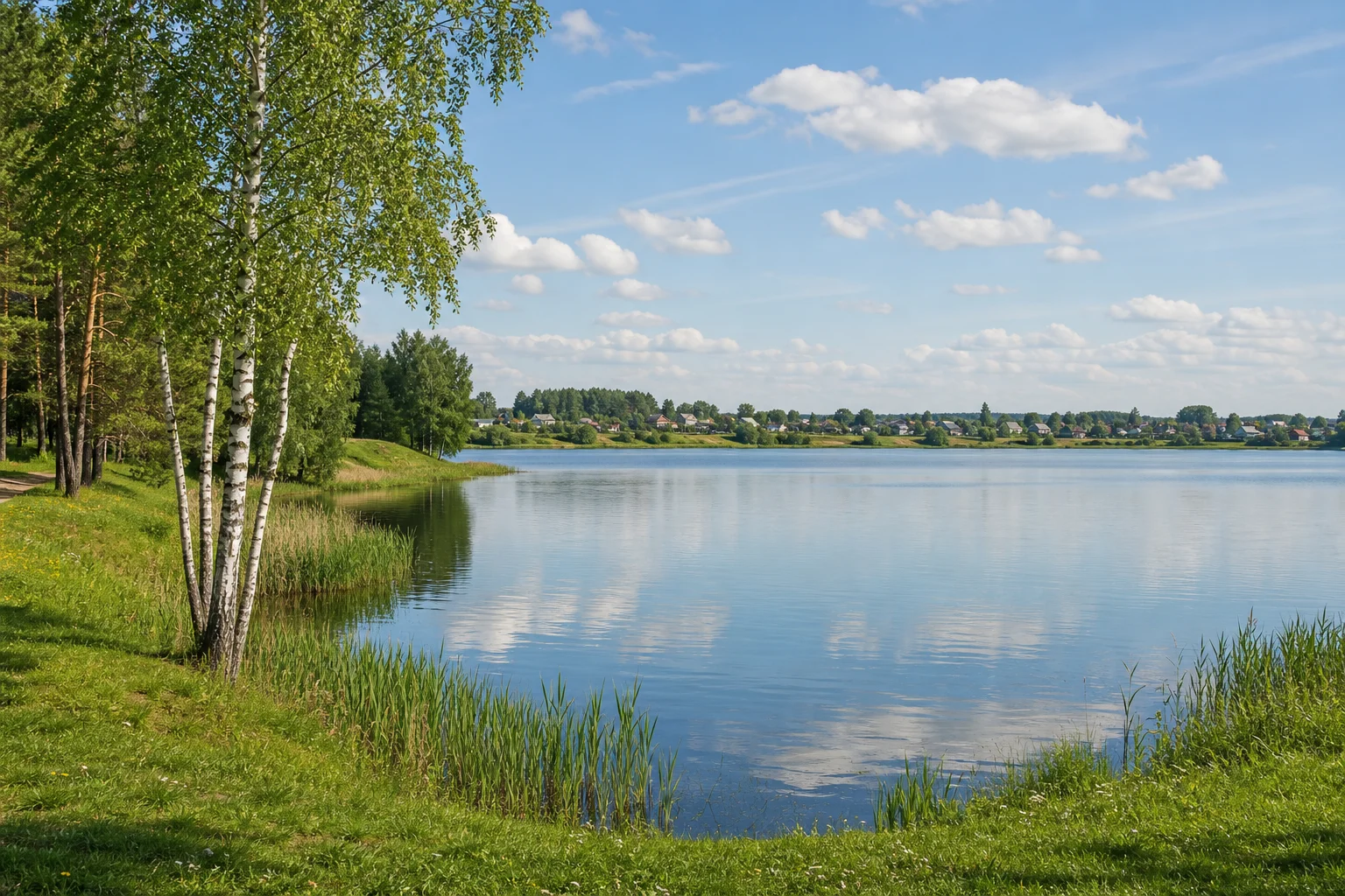Водохранилище в Климовичах