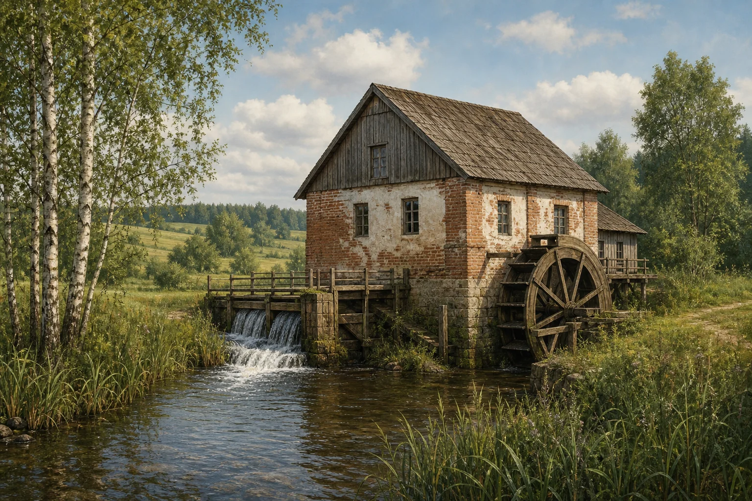 Водяная мельница Калиновского