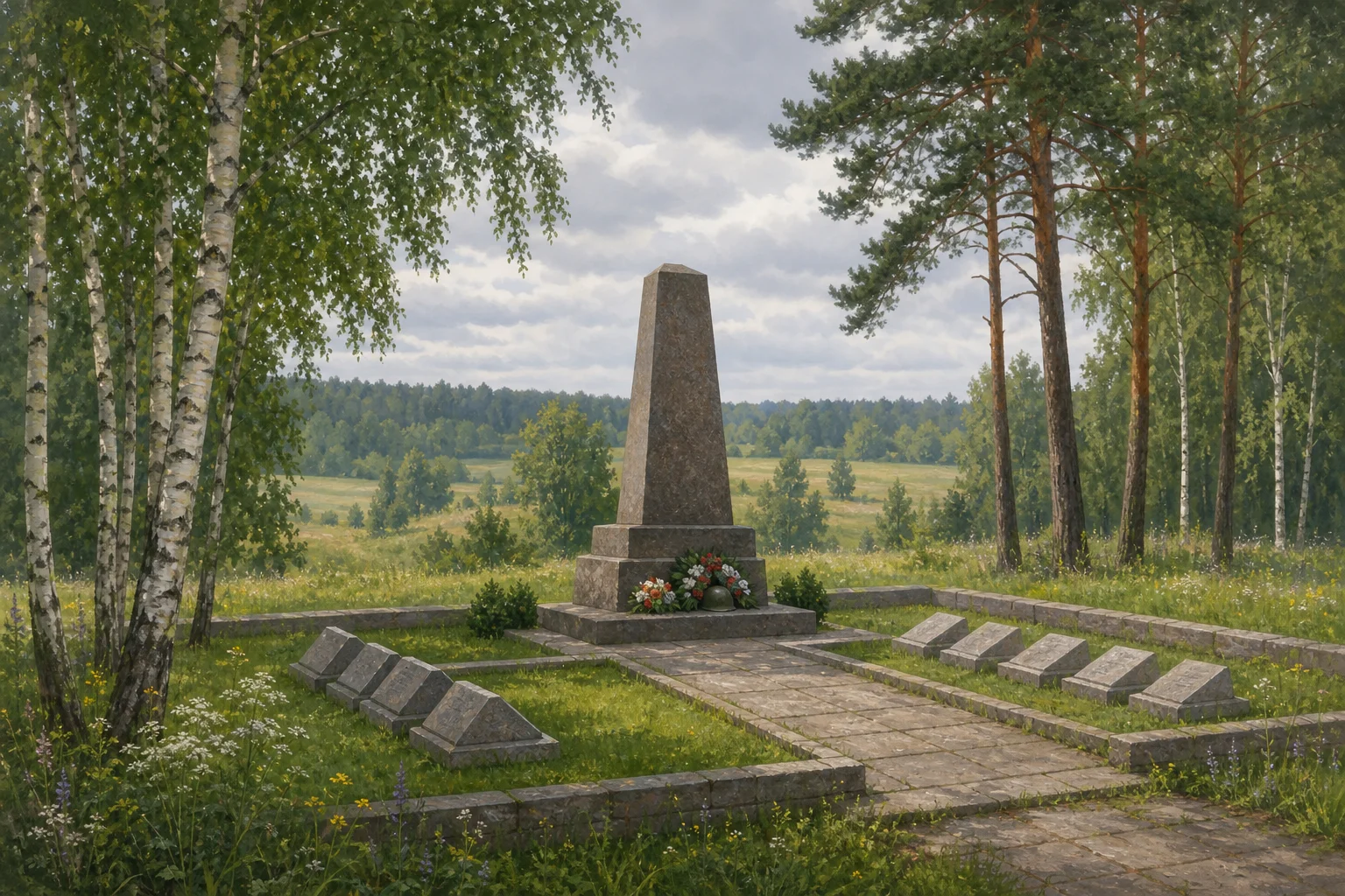 Воинское захоронение №1464