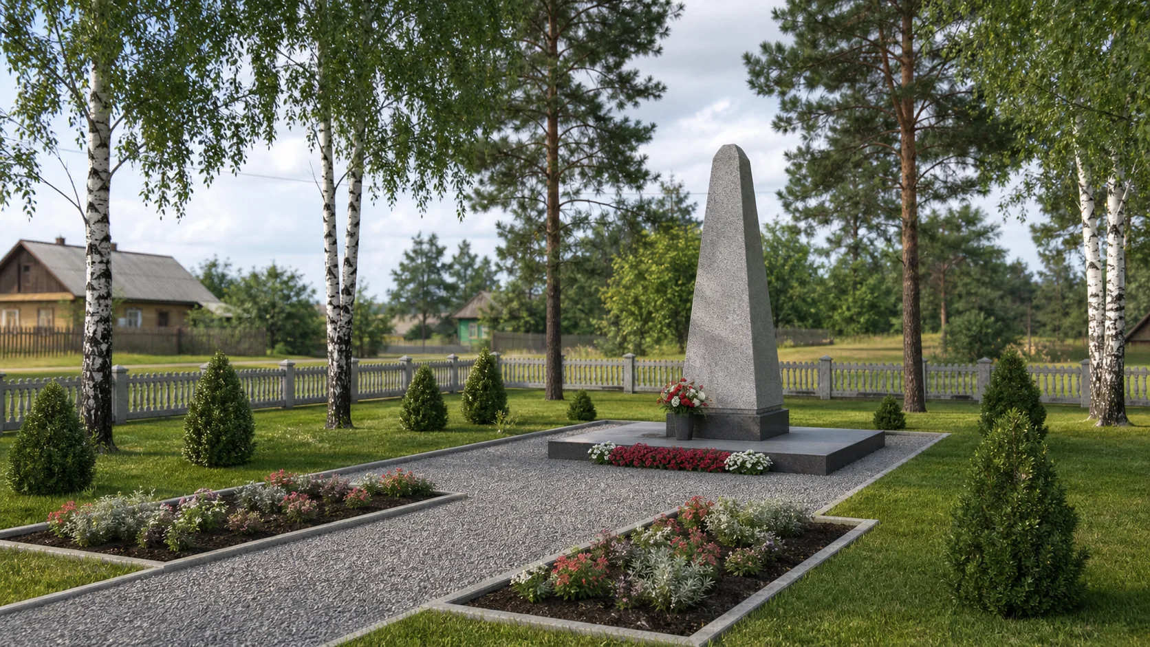 Воинское захоронение № 3174 в д. Величково