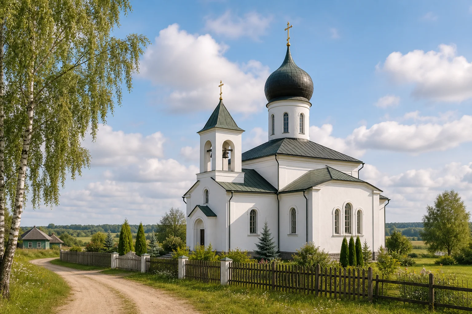 Вознесенская церковь в Молодово (новая)