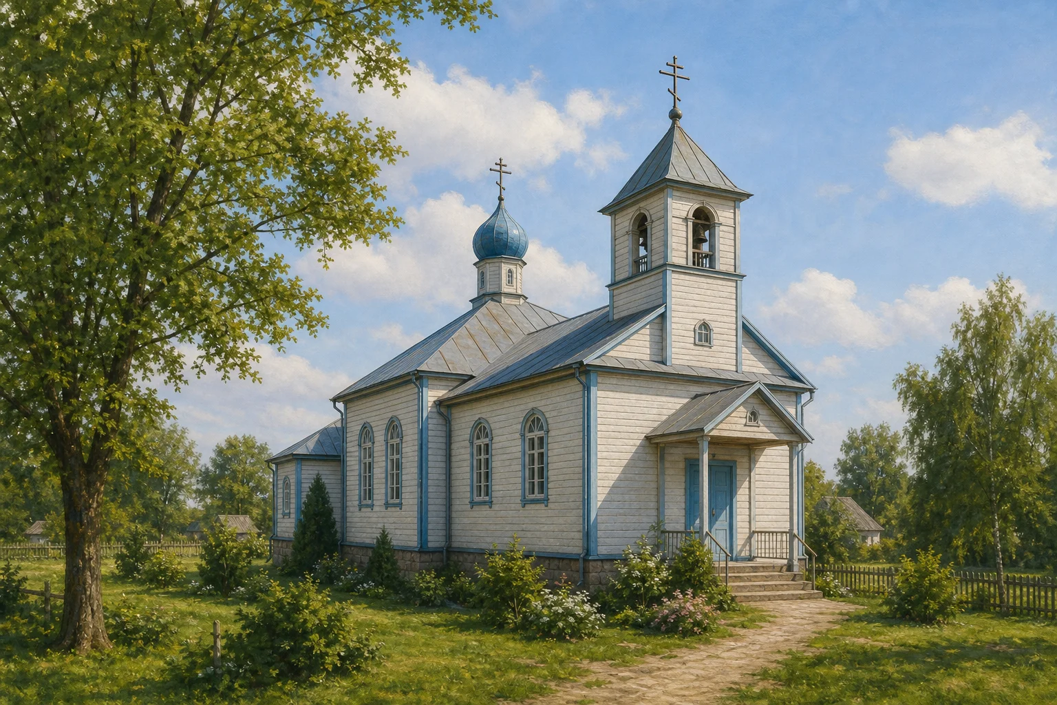 Ямполь, церковь св. Иоанна Богослова (дерев.)