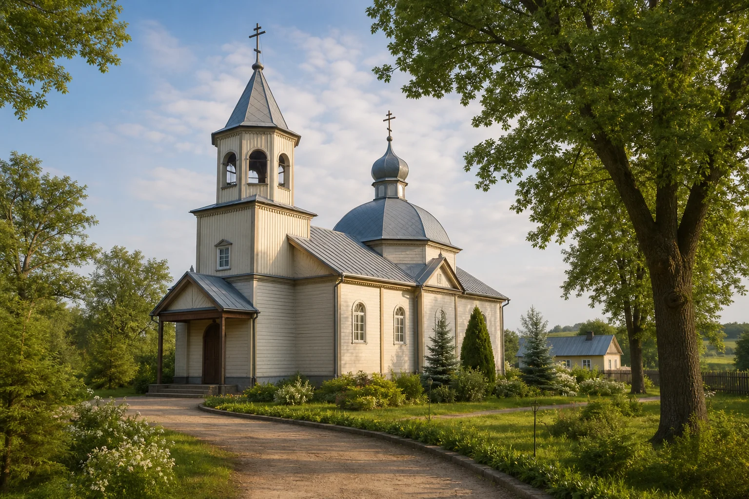 Загорье, церковь Крестовоздвиженская