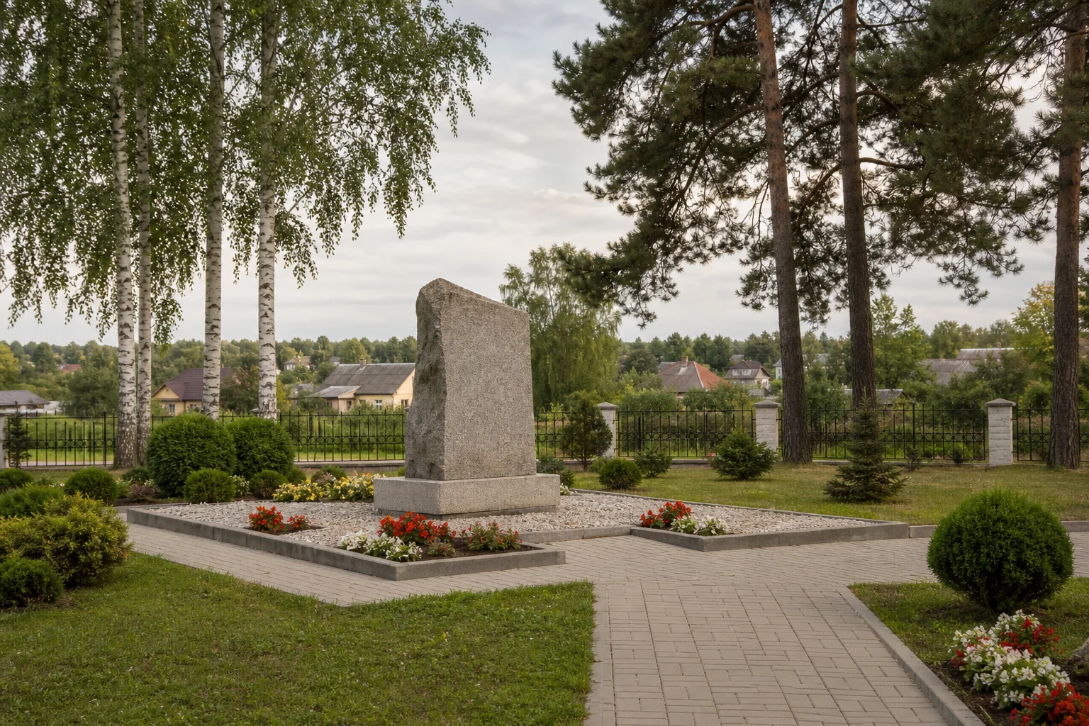 Захоронение 1535 на городском кладбище в г. Любани
