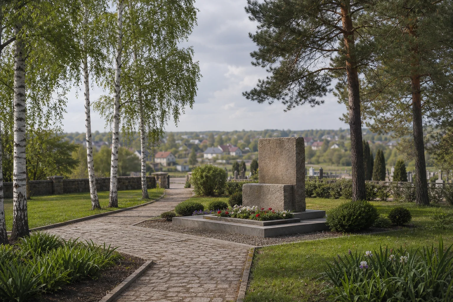 Захоронение 5103 на городском кладбище в г. Любани