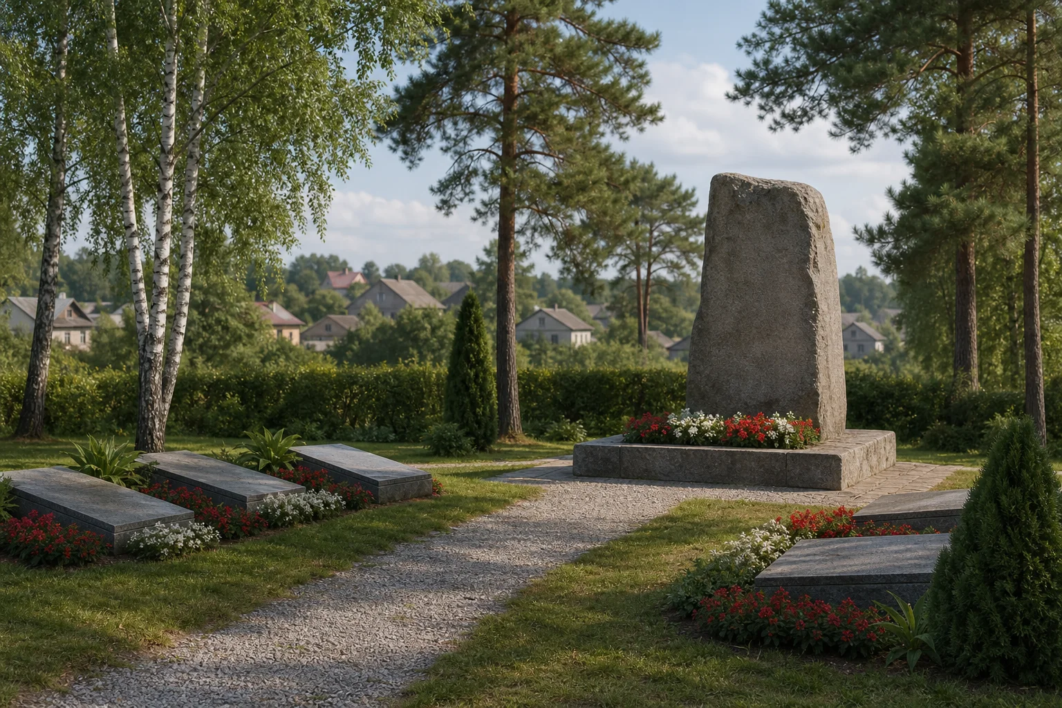 Захоронение 5454 на городском кладбище в г. Любани