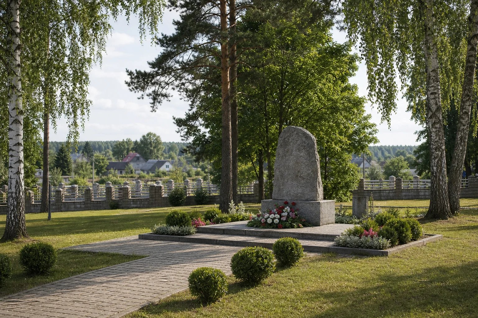 Захоронение 6700 на городском кладбище в г. Любани