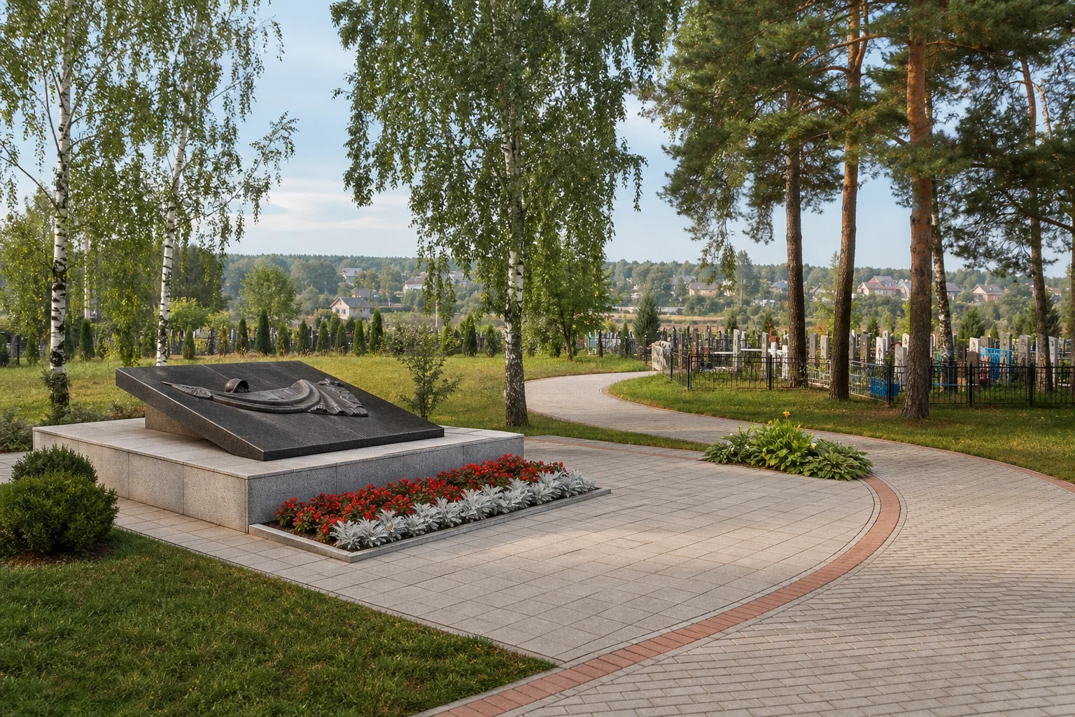 Захоронение на Алексеевском кладбище в г. Борисове