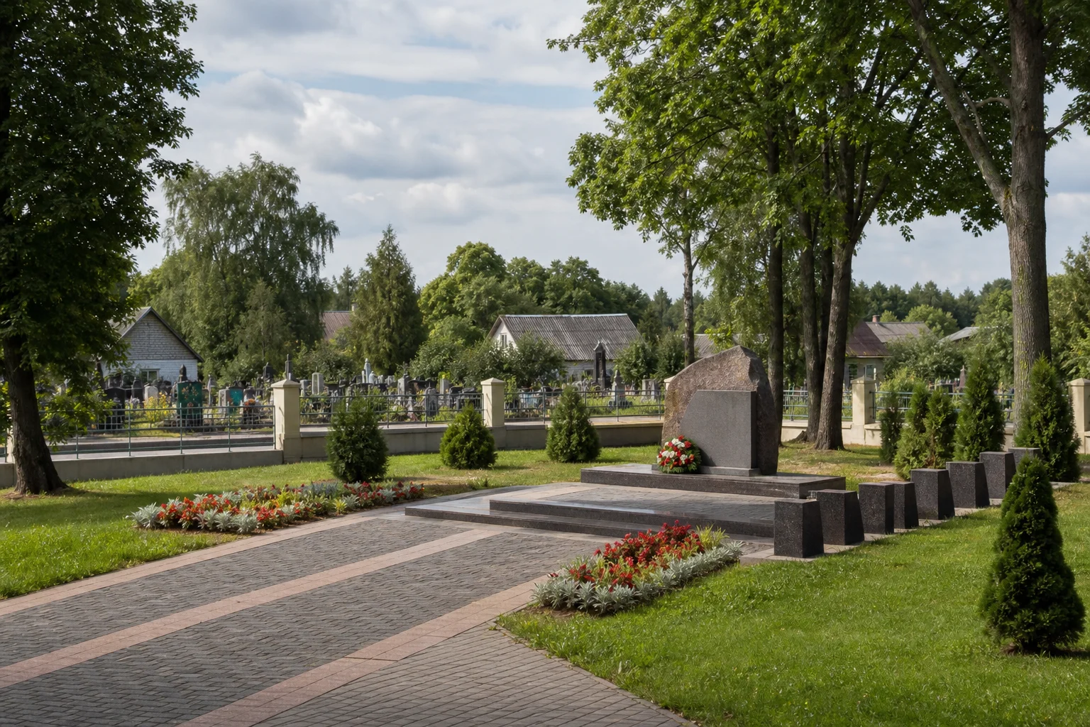 Захоронение в г. Старые Дороги, городское кладбище