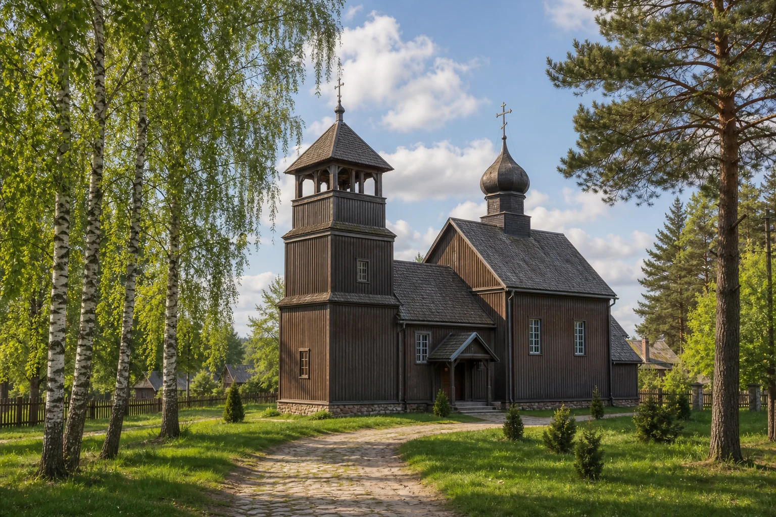 Заполье, церковь св. Георгия (дерев.)
