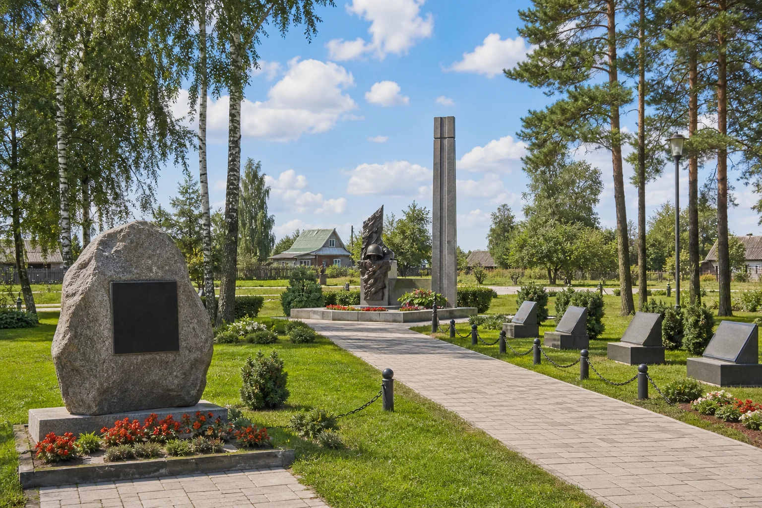 Застава Усова в деревне Новики
