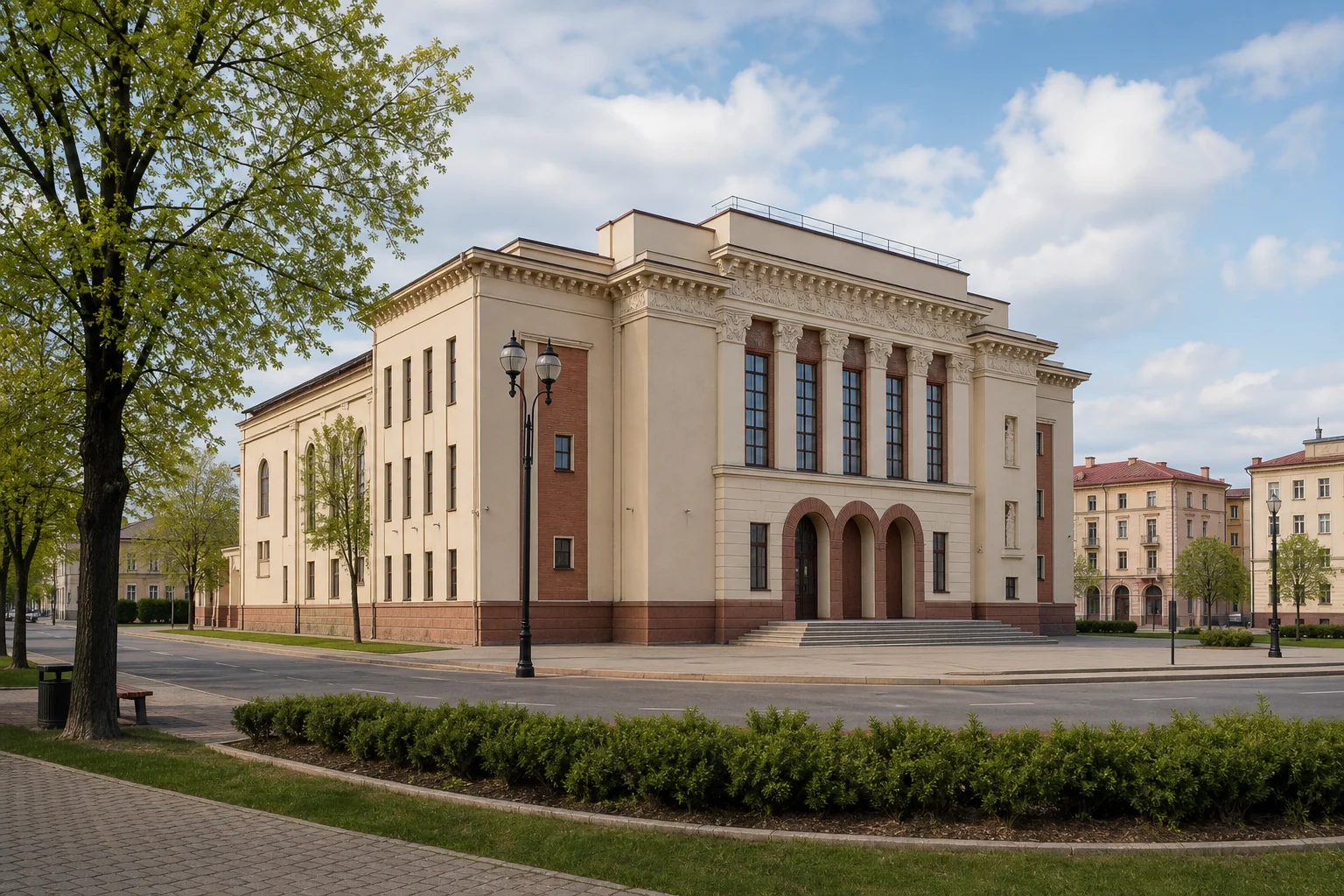 Здание кинотеатра Победа в Минске