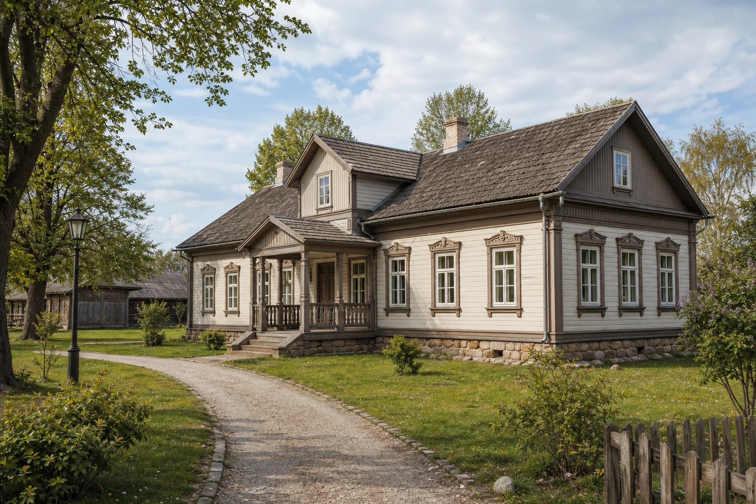 Жарковщина, усадьба: усадебный дом (дерев.)