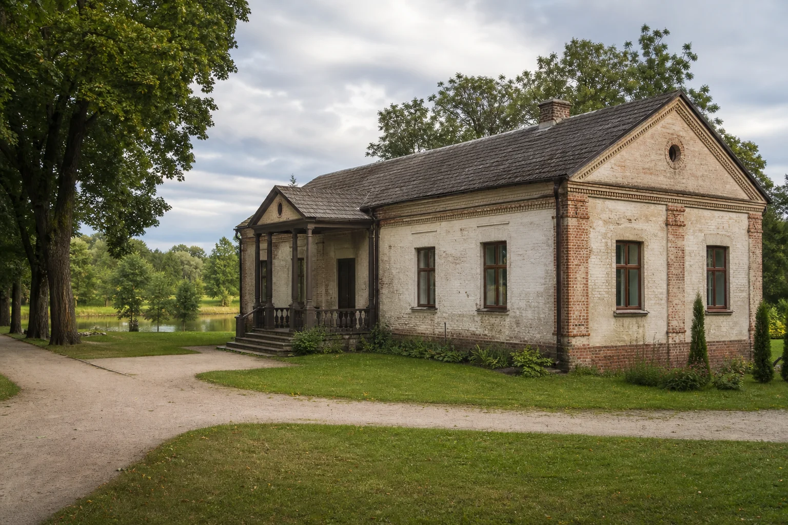 Жемыславль, усадьба: флигель правый