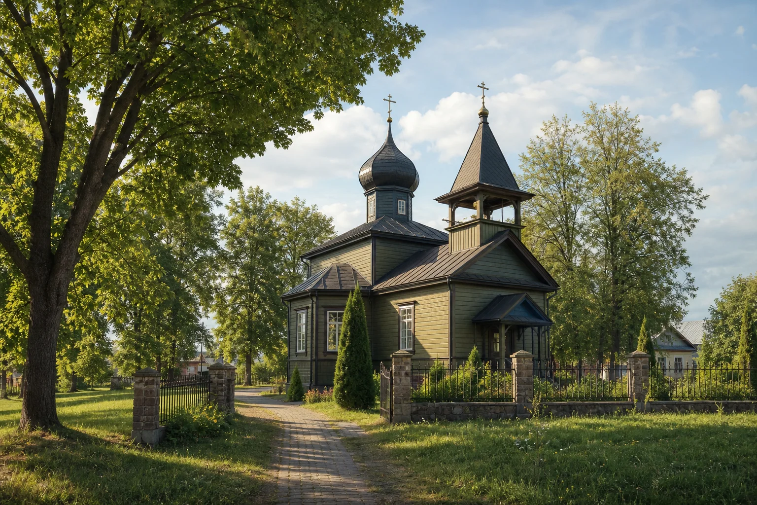 Жировичи, церковь св. Георгия (дерев.)