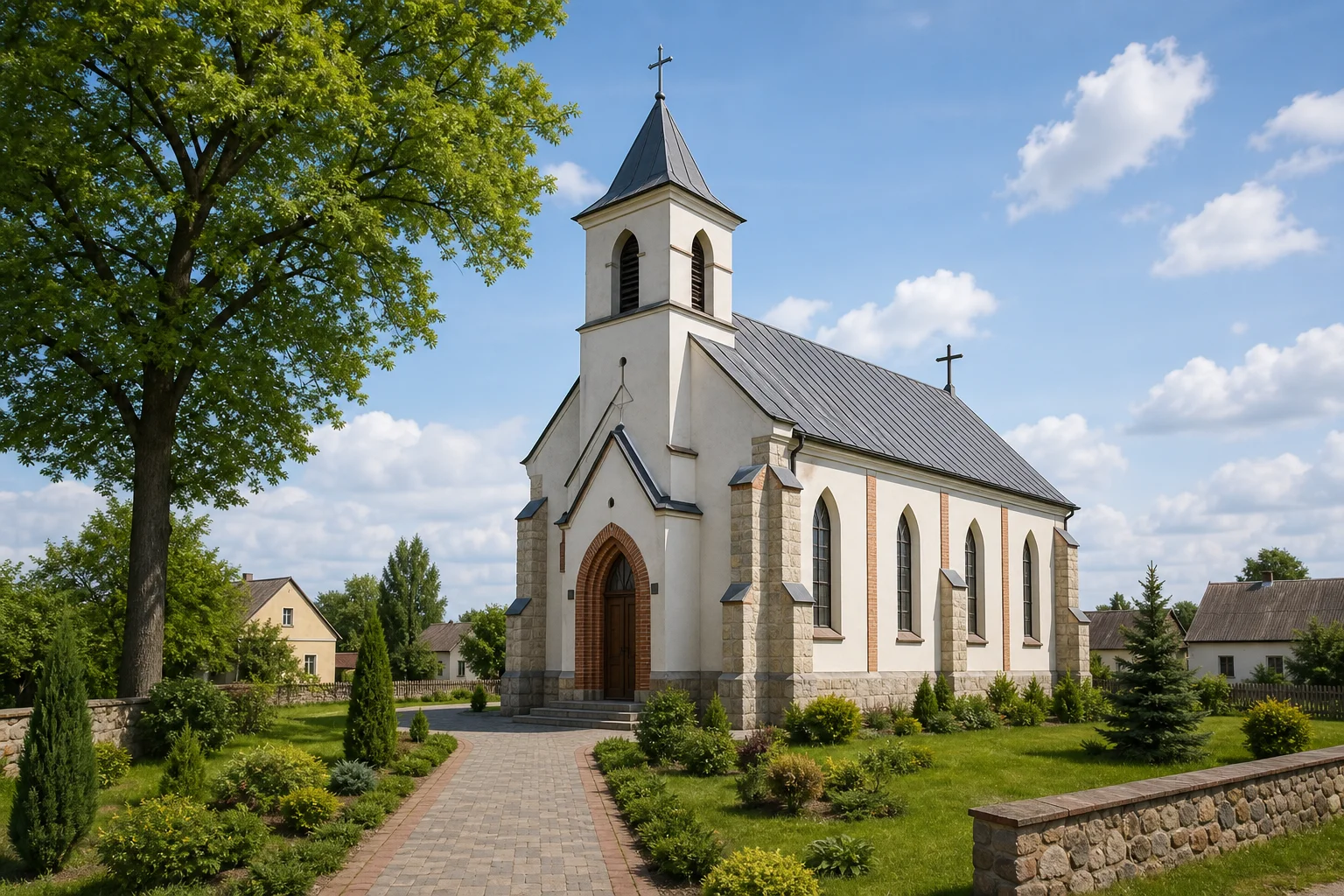 Жупраны, костел св. Петра и Павла