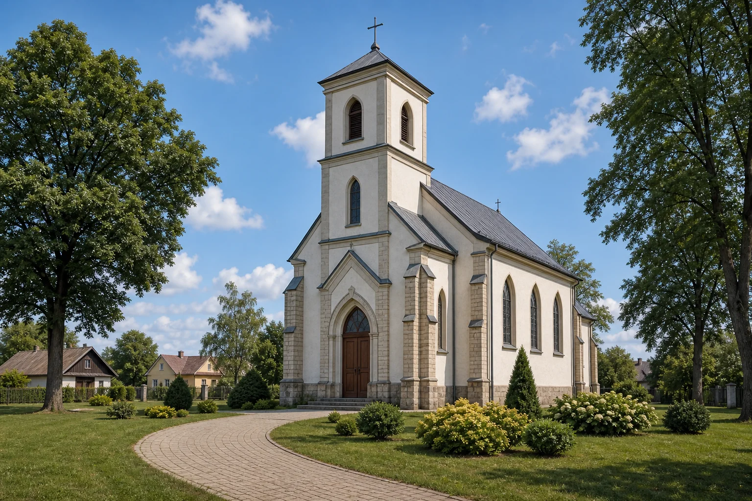 Жупраны. Костел Святых Петра и Павла