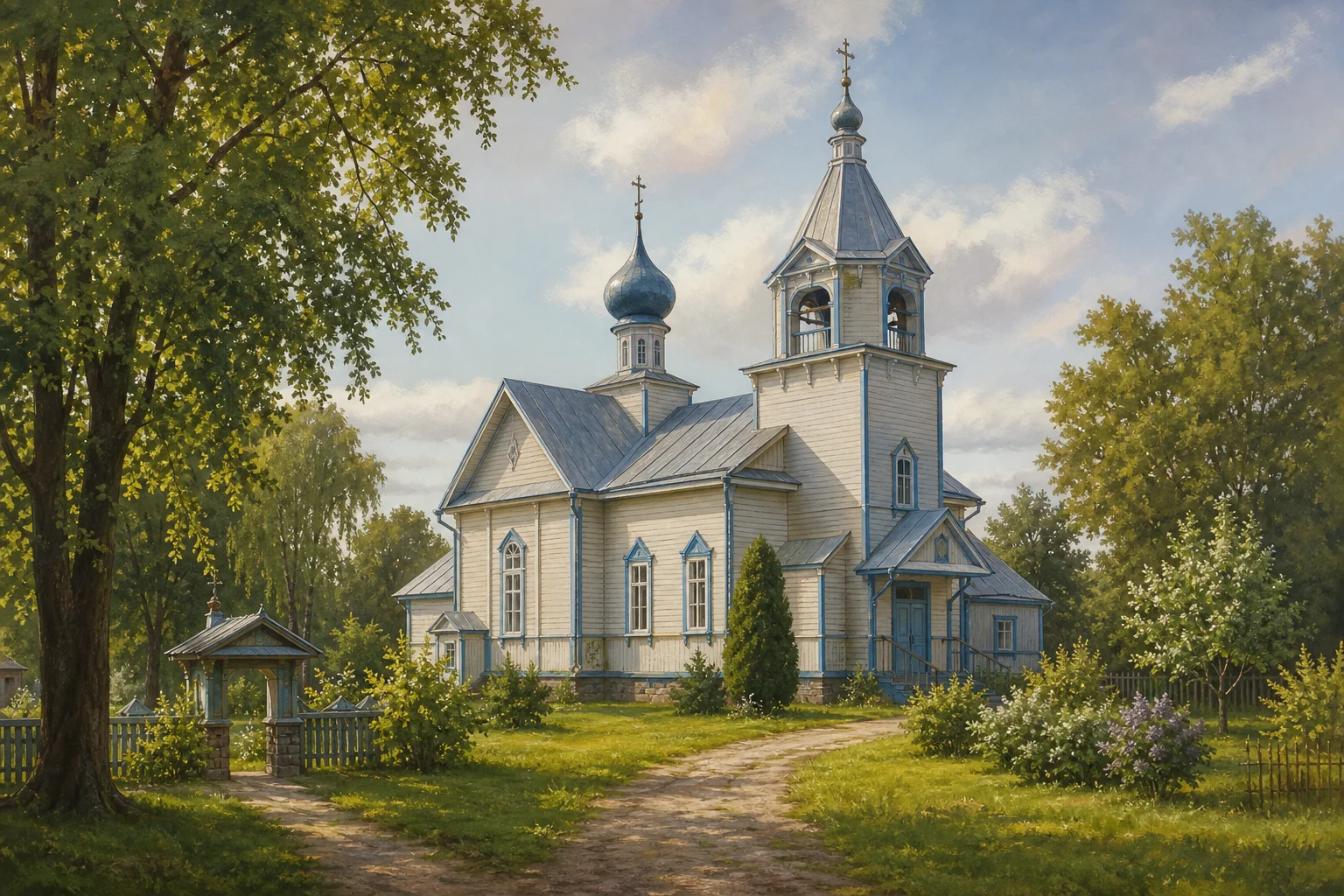 Звенчатка, церковь св. Василия Великого (дерев.)