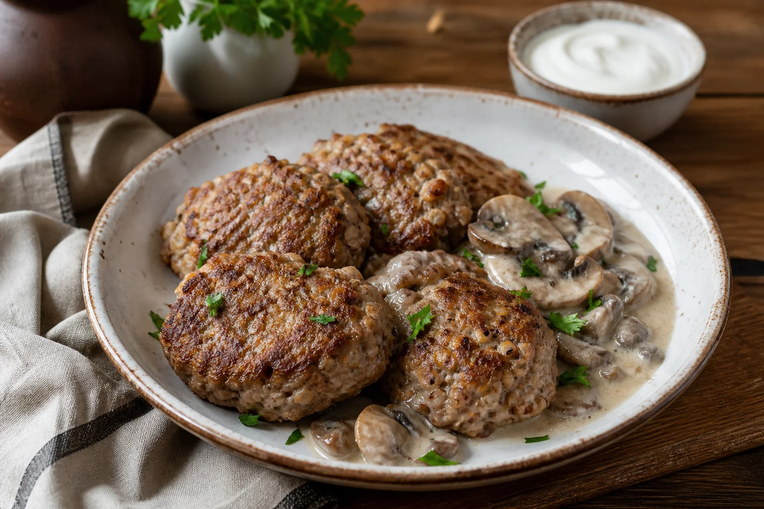 ГРЕЧАНИКИ С МЯСОМ