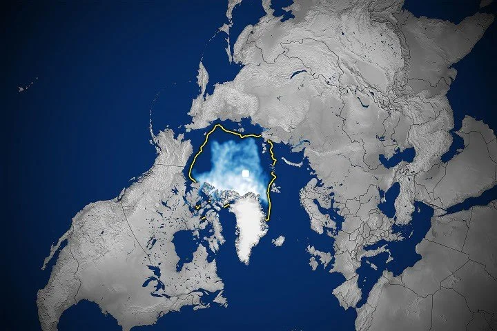 Арктический морской лёд достиг минимума 2026 года