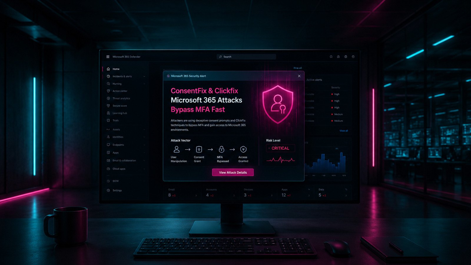 Новые атаки ConsentFix и ClickFix крадут аккаунты Microsoft 365
