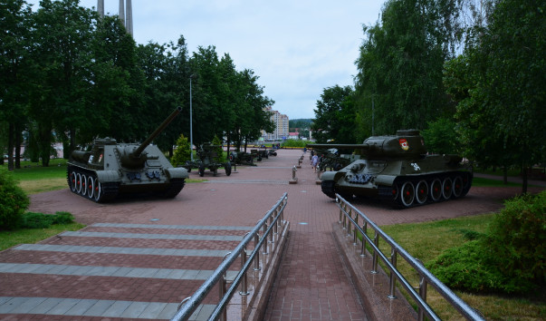 Аллея Воинской Славы в Витебске