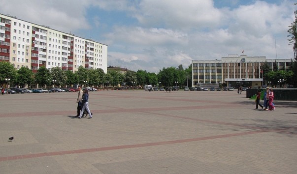 Центральная площадь в Солигорске