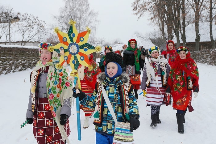 Празднование Коляды в Беларуси